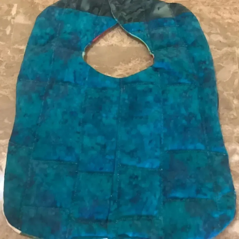 NWOT. Hand Crafted Quilted Reversible Baby Bib $12 ea. or 3/$25